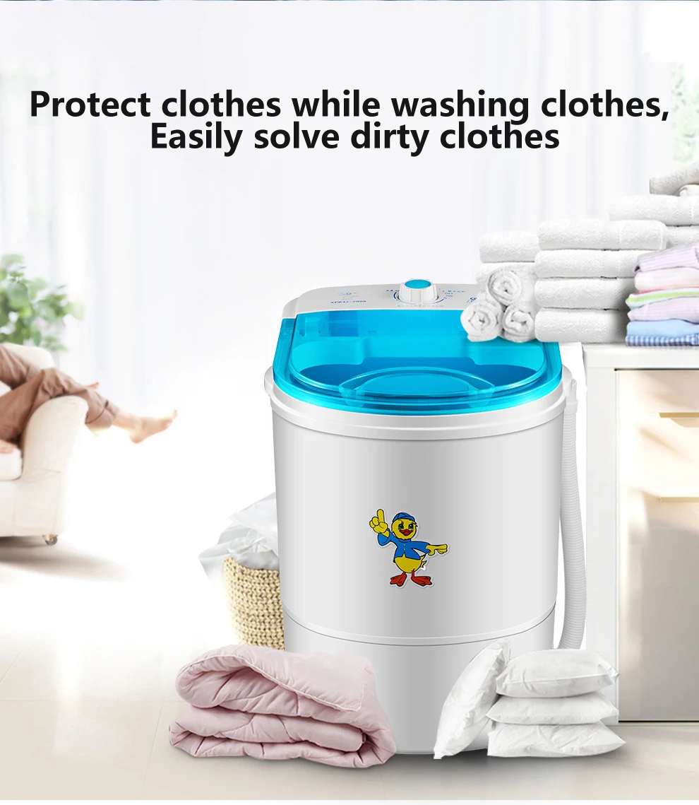2020 Outside Foldable Silicone Electric Mini Portable Washing Machine