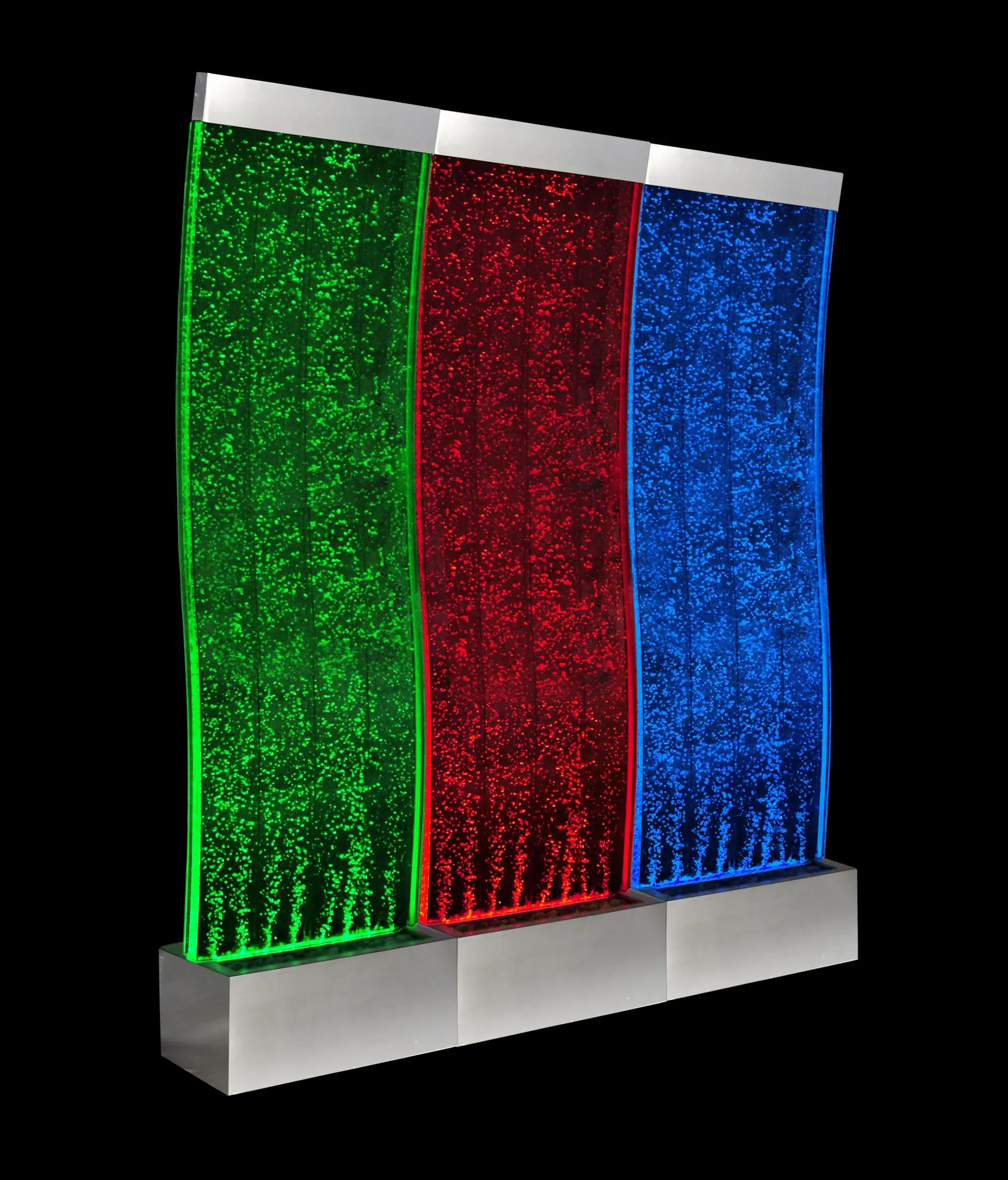 6ft Bubble Wall Aquarium Led Lighting Indoor Panel Waterfall Feature