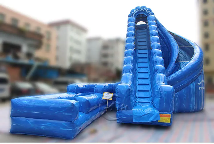 Commercial Grade Giant Inflatable Water Slide Inflatable Adult Double