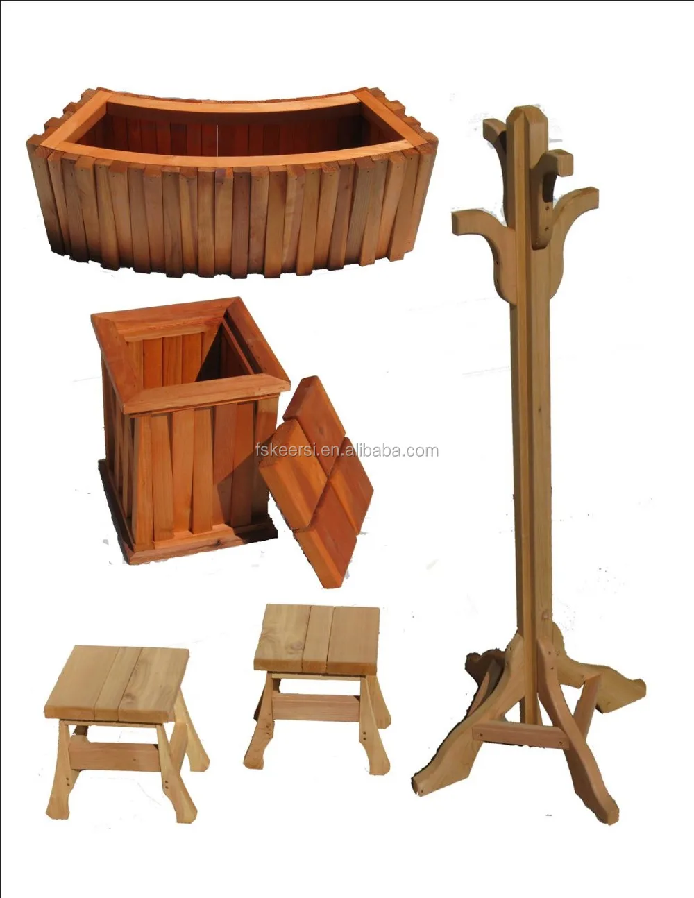 Outdoor Wooden Flower Pot Stands For Sale China Direct Manufacturer