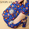 Nigerian wedding shoes and matching bag big sale beautiful blue high heel shoes and bag