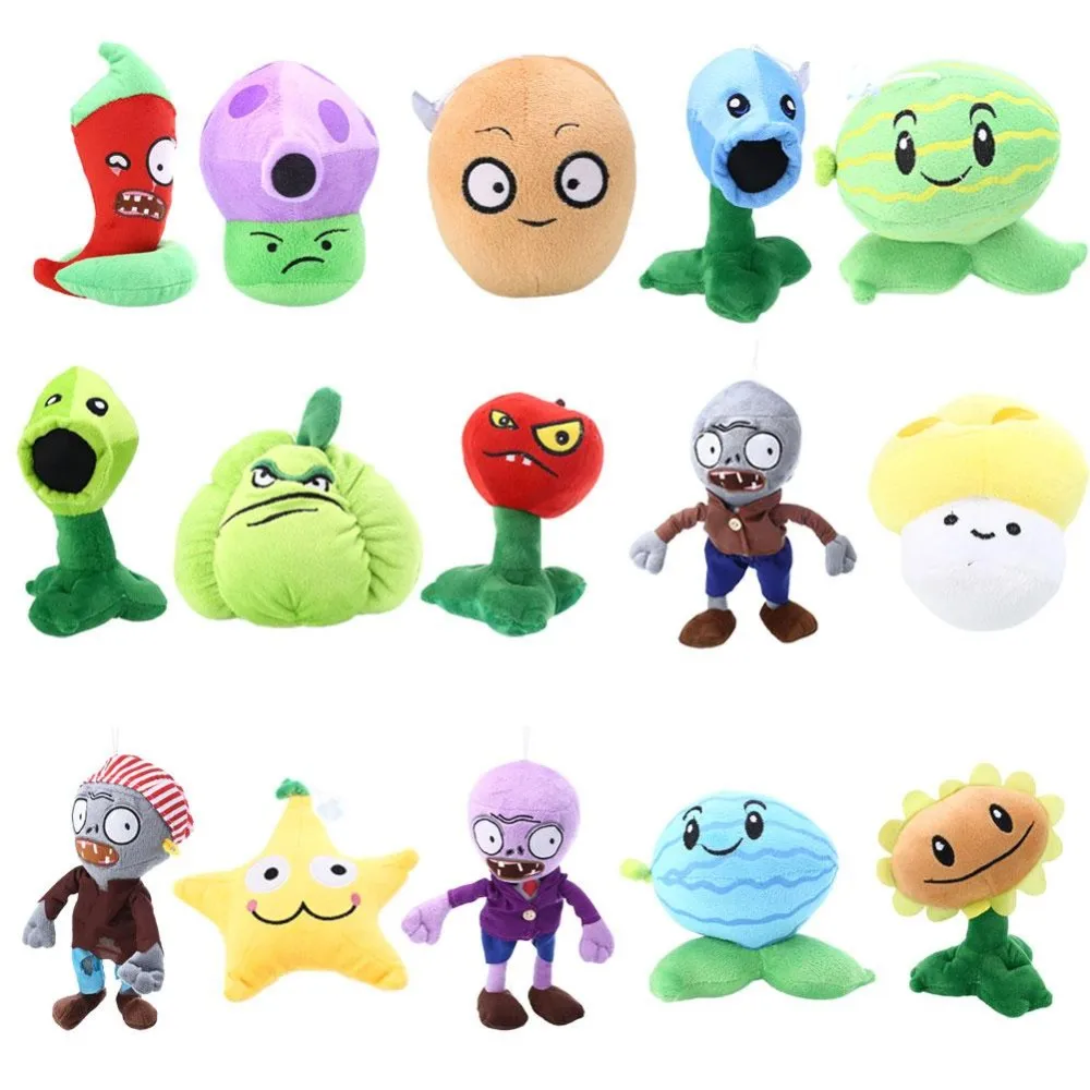 Plants Vs. Zombies Plush Soft Toy Kids Gift Teddy Dolls Nut Plantera ...