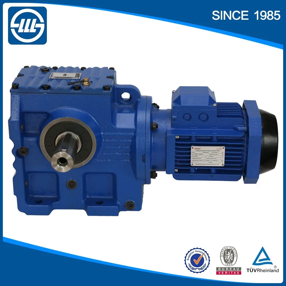 Sa Series Helical Worm Gear Reducer Electric Motor Speed Reducer With