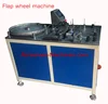Semi automatic mounted flap wheel machine with high efficiency