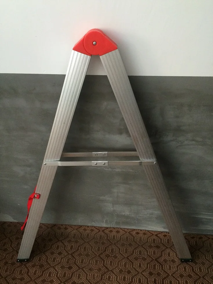 Lightweight Folding Free Standing A Type Ladder,Fold Up Stairs,Small