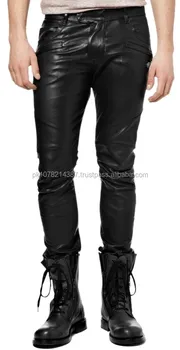 mens fashion leather pants