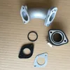 Carburetor Intake manifold Adapter Boot Rubber Pipe & MIKUNI VM24 Manifold Flange & Gasket Set