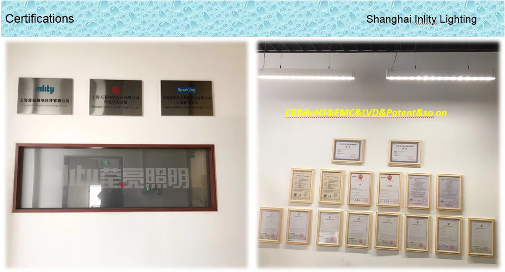 Super Brightness Dimming Office indoor Rectangle Up And Down Flat Led Panel Lighting