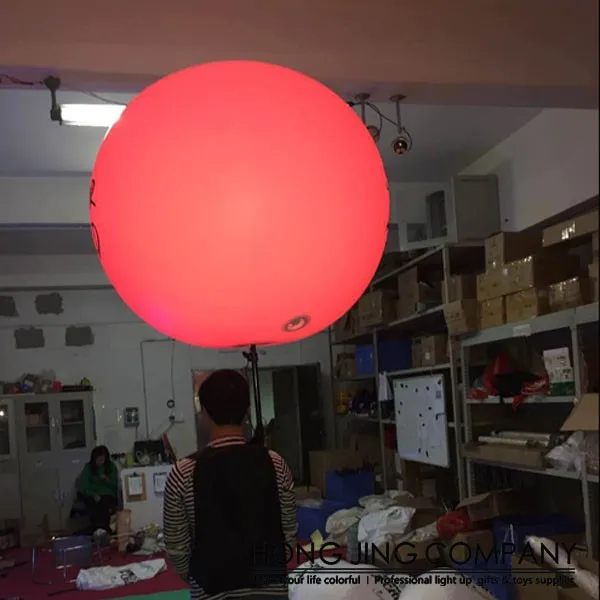 Giant Inflatable Backpack Ball With Led Light With Logo Printing - Buy ...