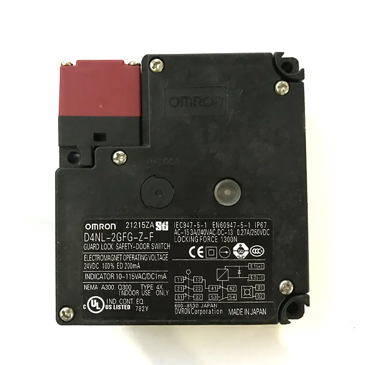 Omron D4NL2GFGZF guard lock safetydoor switch original small parts