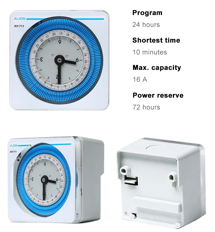 Alion Ah711 220v240v 50hz Mechanical Programmable Analogue Timer