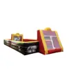 New Football star inflatable football field and inflatable basketball hoop for fun