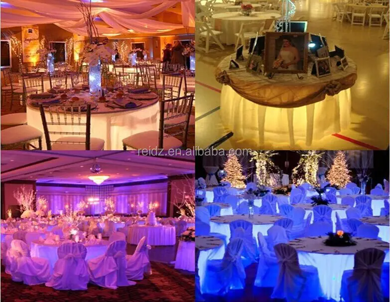 Battery Operated Mini Led Under Table Lights For Indian Wedding Table