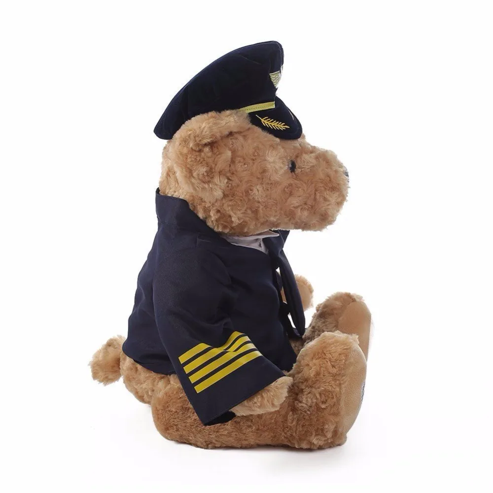 stuffed pilot bear