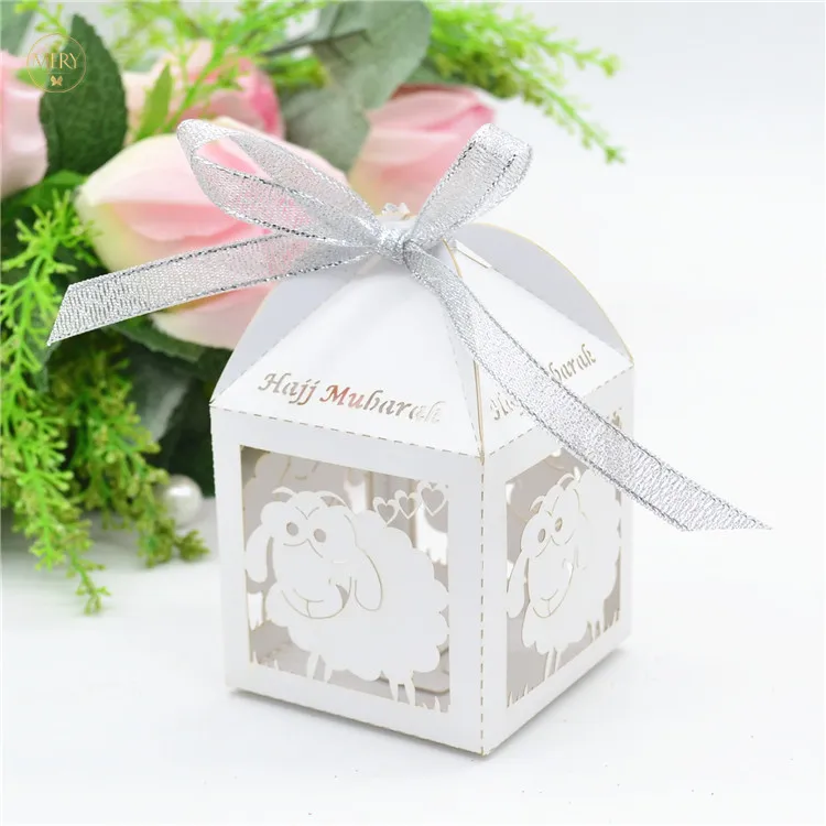 Muslim sheep laser cut hajj mubarak hajj mabrour gift box