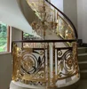 Stoving varnish aluminum staircase railing by laser cut aluminum panel