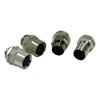 INST 3 wires metal shell panel mounted waterproof connector