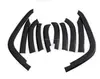 Set of 10 pcs Front and Rear ABS Fender Flares Fender Trim for Jeep Compass 2011-2017