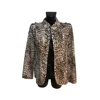 Italy Leopard Print Women Coat Jacket Private Label Trendy Jackets