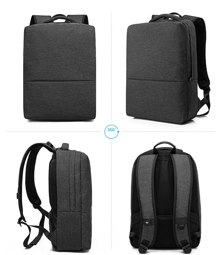 Elegant design stylish 15 inches anti theft waterproof Oxford business back pack rucksack laptop bags backpack
