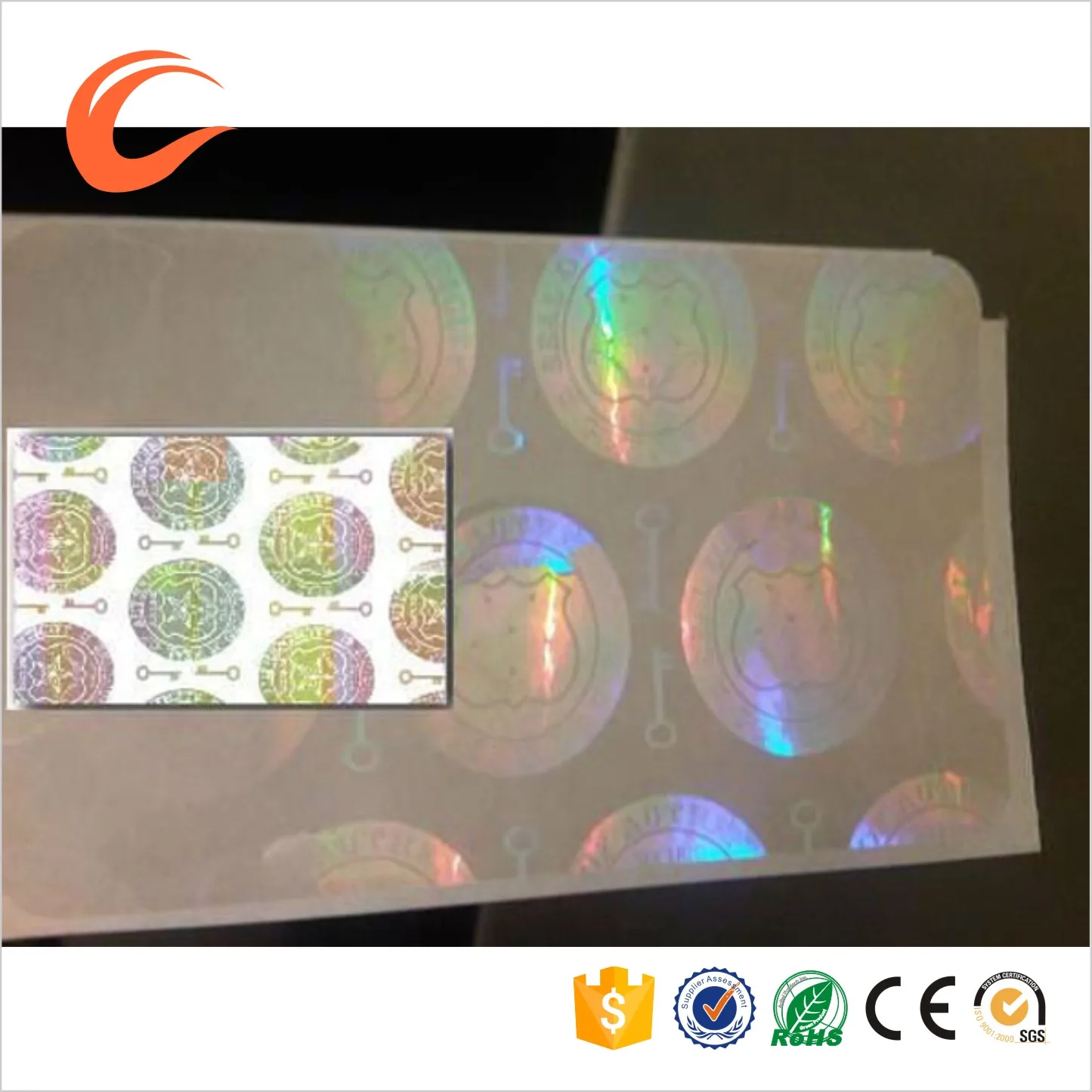 new arrive Customized PVC/ID Card standard custom id card hologram overlay