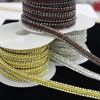 Cheap fashion shoe decoration crystal rhinestone chain rhinestone hotfix trim for garment and bag