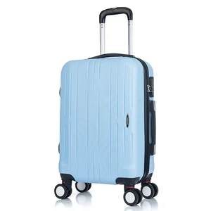 baby blue luggage