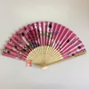 New launched products design buy silk hand fans in bulk