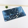 New fashion Type Cashmere non slip printed blue type comfortable mat
