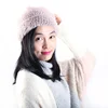 Extra Large Fantasy Popular Pink Acrylic Beanie Australia Bamboo Bom Bom Winter Hat
