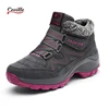 Winter Hiking High Wedge Waterproof Push Ankle Warm Snow Boots for Women