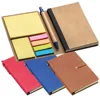 multi functional cardboard notebook with memo sticky notepad and paper ball pen NOTEBO914