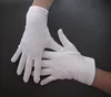 100% Cotton White Marching Band gloves interlock