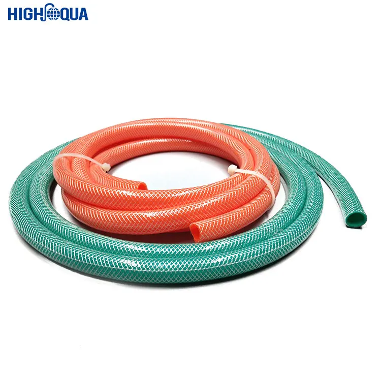 Toprated Durable Soft Flexible Fiber Braid Reinforced Pvc Garden Hose