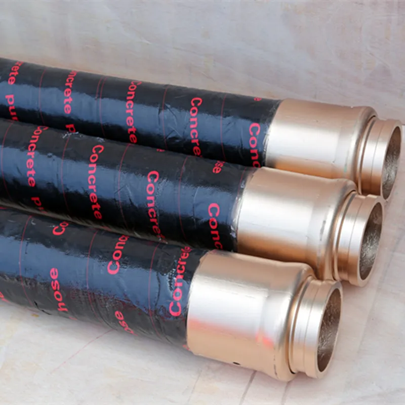 Dn125 5 Inch 4 Layer Steel Wire Reinforced Concrete Pump Rubber Hose