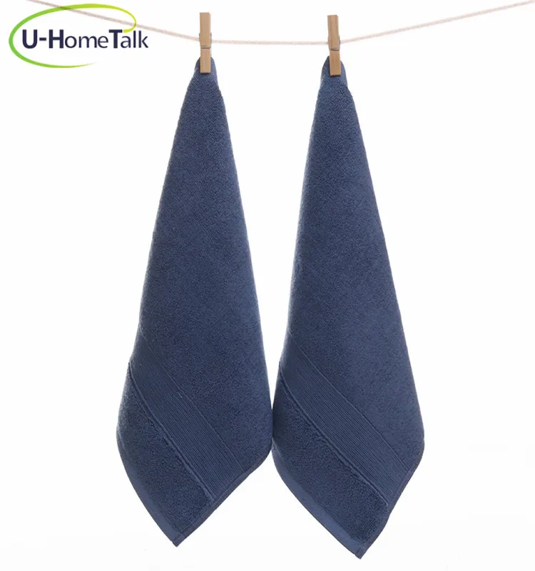 Free Sample 35*35cm Face Towel 100 Cotton Linen Tea Dish Thick Towel