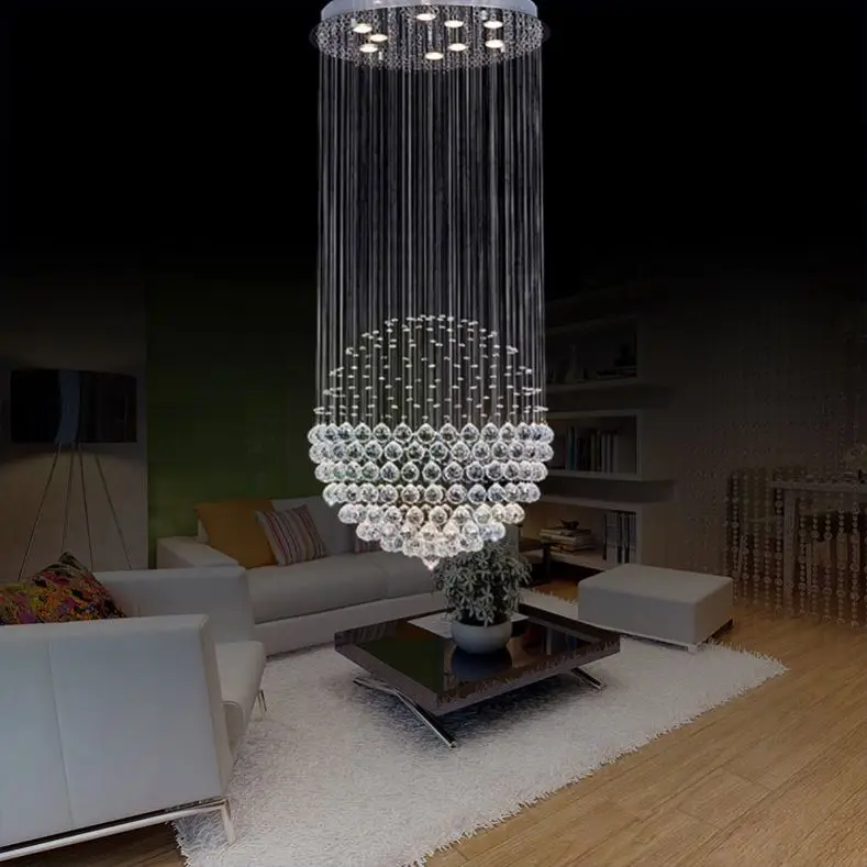 2018 Best Sell Modern K9 Led Crystal Ceiling Lamp Chandelier For Indoor Decoration 7003-3 High Quality And Factory Cheap Price