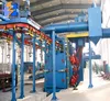 Chain conveyor spinner hanger type shot blasters/hook shot blasting machines