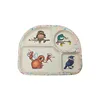 2018 High Quality Eco-friendly Bamboo Fiber 5pcs Kids Tableware