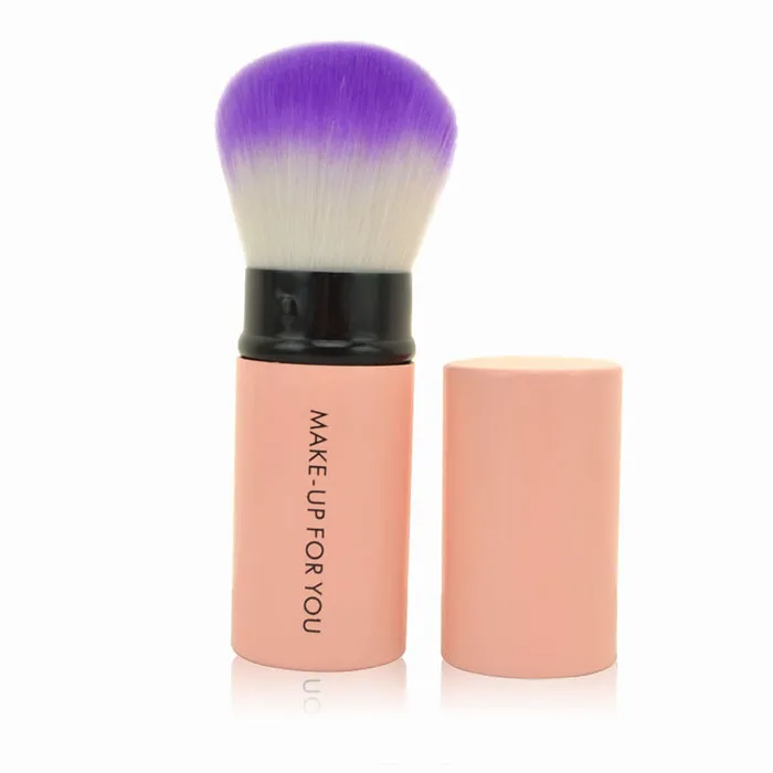 Pink Synthetic Hair Retractable Refillable Powder Brush Buy