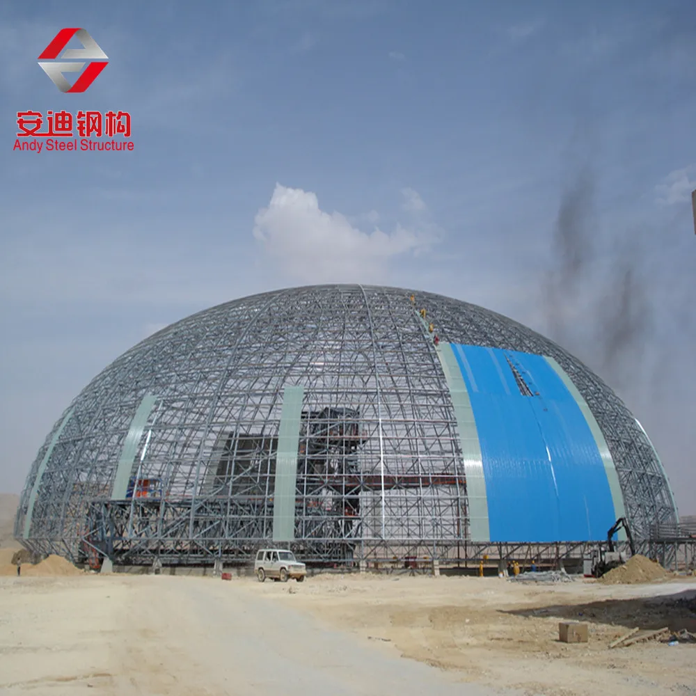Steel Structure Shed Space Frame Coal Storage Dome Roof - Buy Coal Storage Dome  Roof,Space Frame Dome Roof,Design Dome Roof Product on Alibaba.com