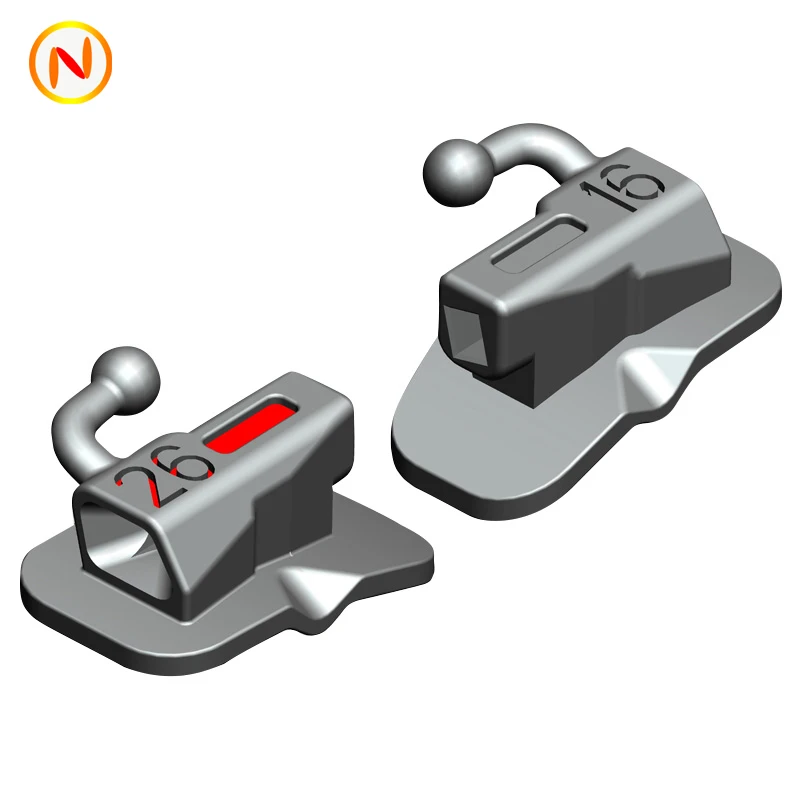 50 Sets Dental Monoblock Bonding Mbt 022 2nd Molar Single Orthodontic