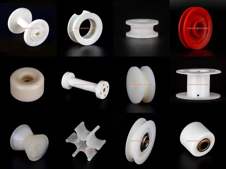 Oem Small Nylon Plastic Conveyor Rollers For Material Handing Equipment