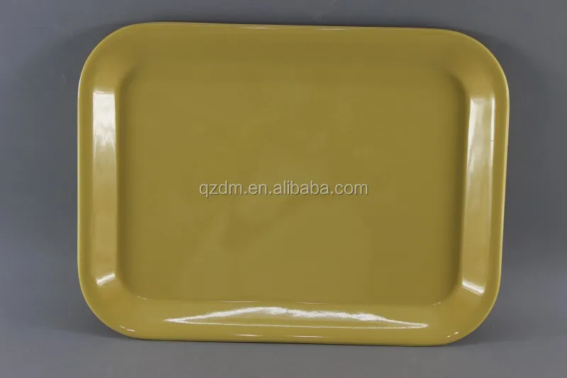 Melamine Square Tray , Solid Color Samll Tray 29x22cm