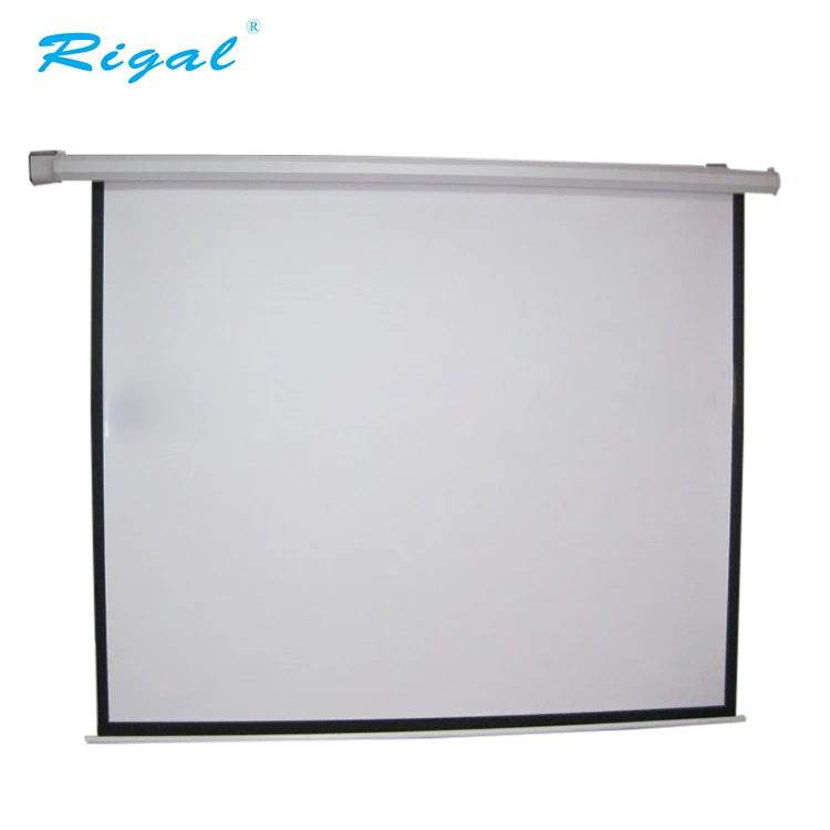 Electric Projector Screen Wall Ceiling Mounted Motorized