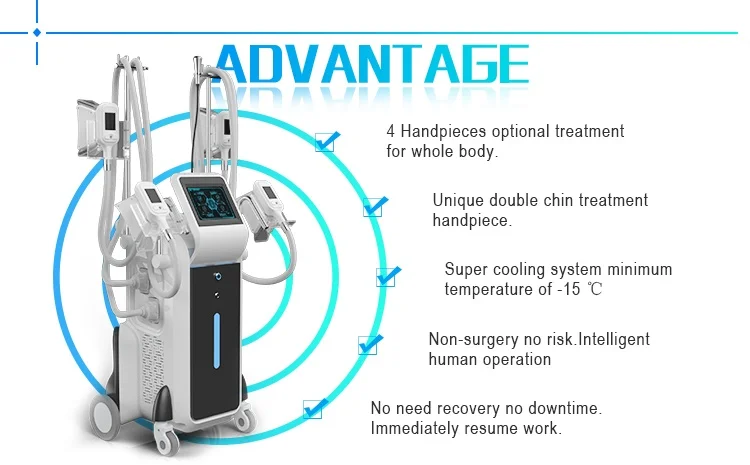 Nubway customize own unique colors cryolipolysis freezing fat beauty system kryolipolyse cavitation slimming equipment with fda