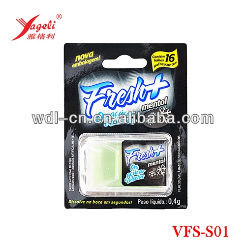 
VFS-S01 High quality sweet fresh strips paper mint candy 