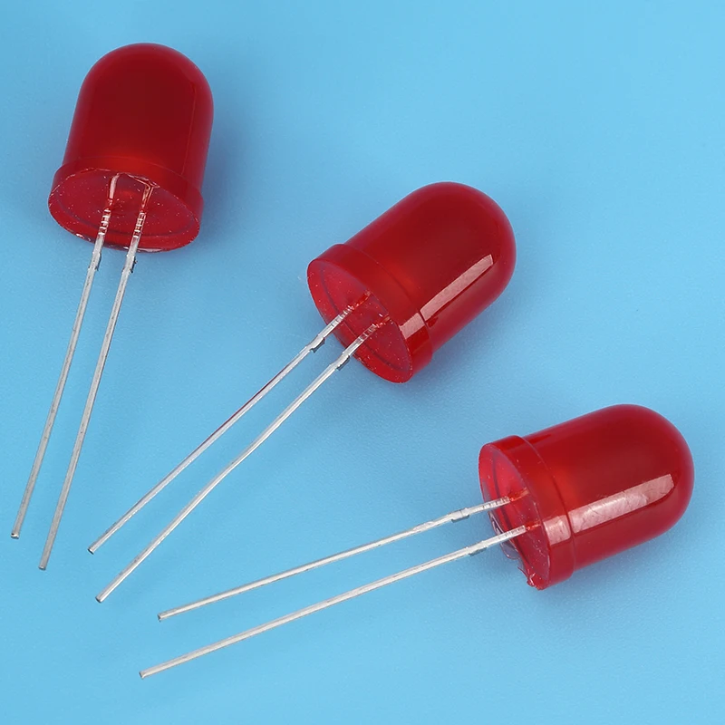 3mm 5mm 8mm 10mm round red diffused led lights led diode