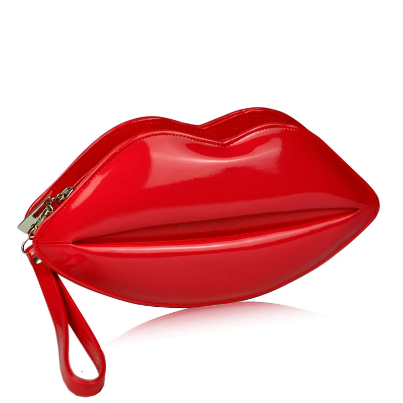 Red Lips Clutch Bag Find Deals On Line At Get Quotations 2017 New Por Lips Pattern Women Lady Clutch Chain Shouder Bag Evening Red