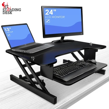 Starsdove Height Adjustable Sit Stand Desk Riser Laptop Desk